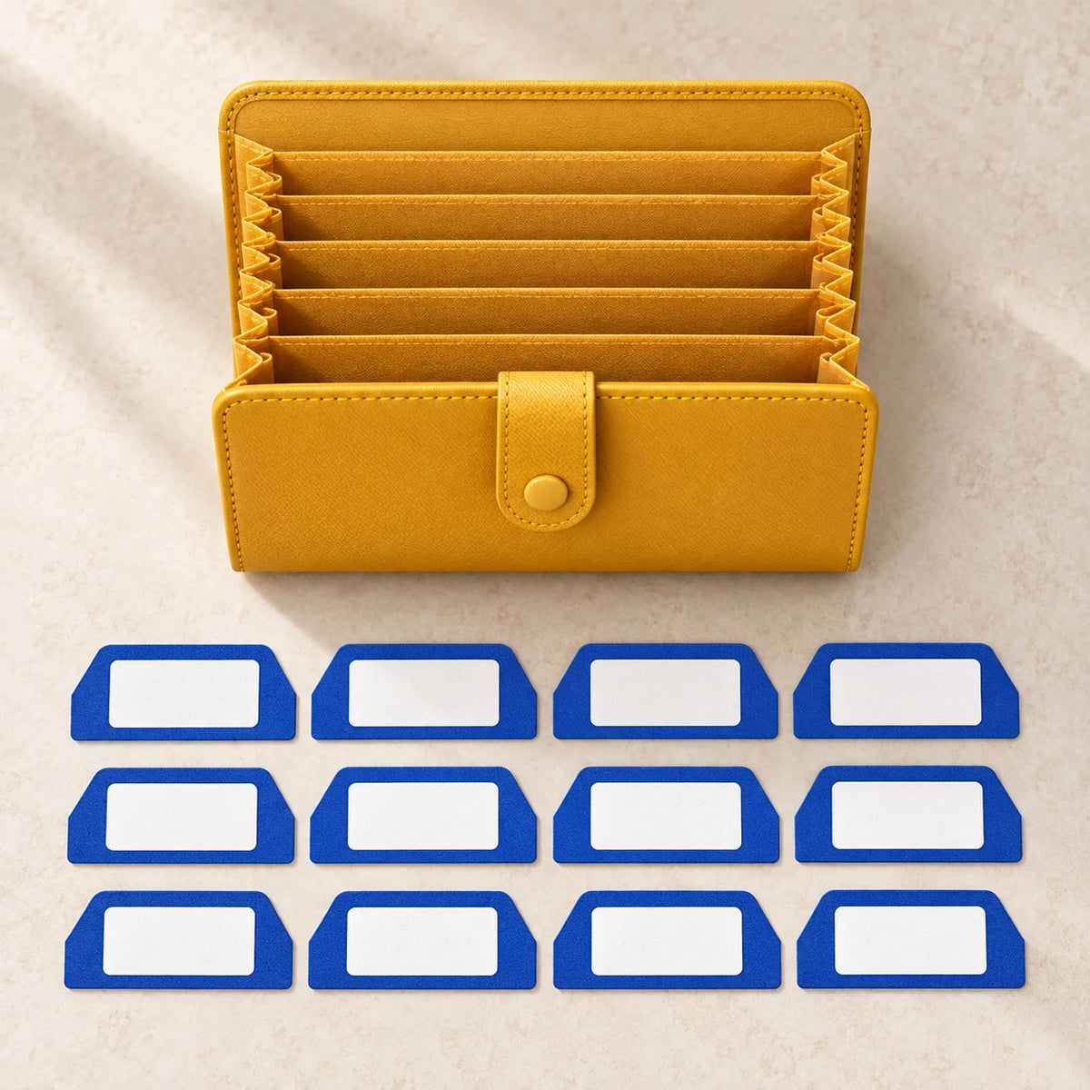 Receipt and Coupon Organizer Wallet — included contents