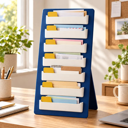 Weekly Paperwork Sorting Board — in use